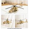 259 деталей Конструктор Вертолет AH-64 Apache США Военная Техника Армейский Штурмовик Модель Кирпичи Спецназ Подарок Домашнее Украшение