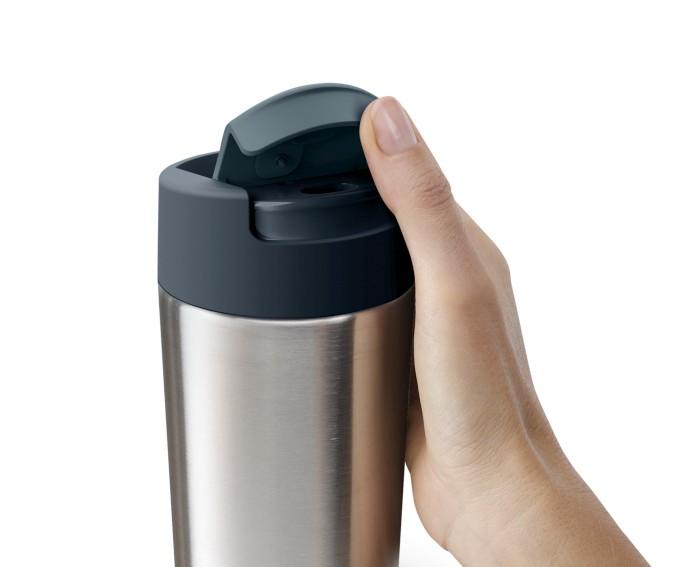 Joseph Joseph 454ml Steel Sipp Travel Mug