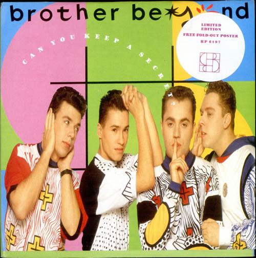 7-дюймовая пластинка BROTHER BEYOND - Можешь ли ты хранить секрет? RP6197 Parlophone 1989 UK Поп Б/У
