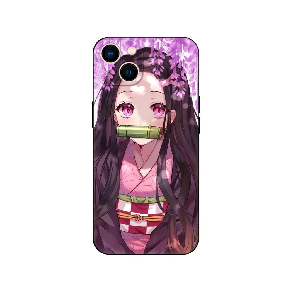 Черный чехол из ТПУ для Samsung Galaxy F23 M12 M22 M23 M32 4G M52 5G M30S M21 Demon Slayer Kamado Nezuko