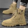 New Trendy High Top Men's Shoes Spring and Autumn New Design Sports Mountaineering Men's Versatile Casual Vulcanized Shoes