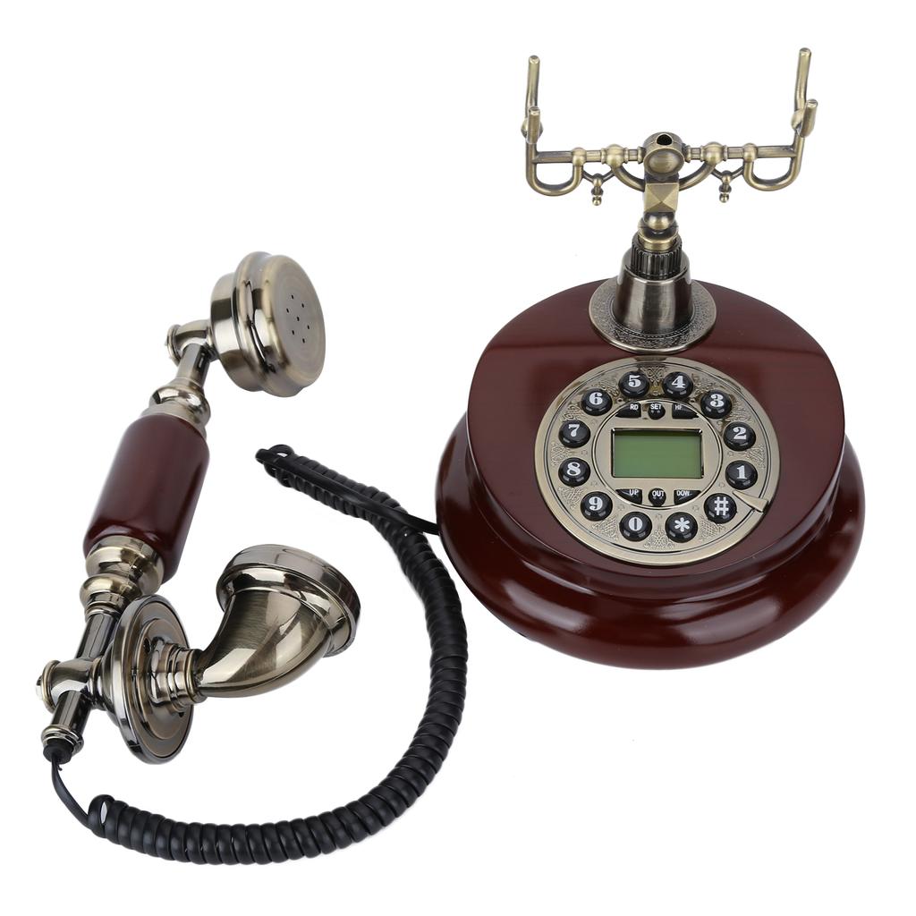 CTN8026 Винтажный настольный телефон Многофункциональный стационарный телефон ABS с функцией повторного набора номера Flash