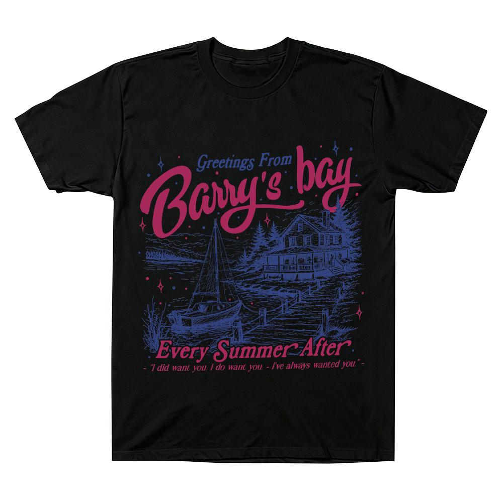 Every Summer After Barry's Bay T Shirts Comfortable Cotton Soft Tee Women O-neck Short Sleeve Tee Unisex Casual Clothes