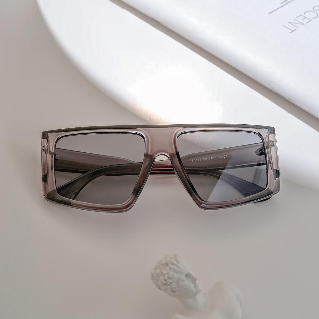 Очки 95155 Осенние Квадратные Полигональные Желейные Солнцезащитные очки Женские Ретро Солнцезащитные очки Мужские