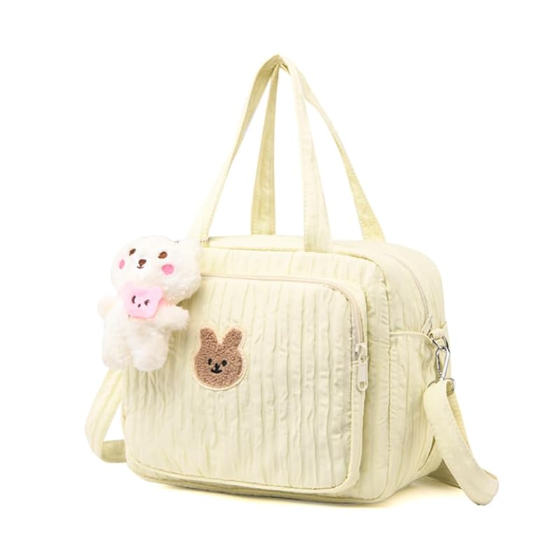 Lushandy Baby Diaper Bag Tote, Mommy Bag Cute Diaper Bags Crossbody Baby Bags for Girl Pañaleras Para Beb