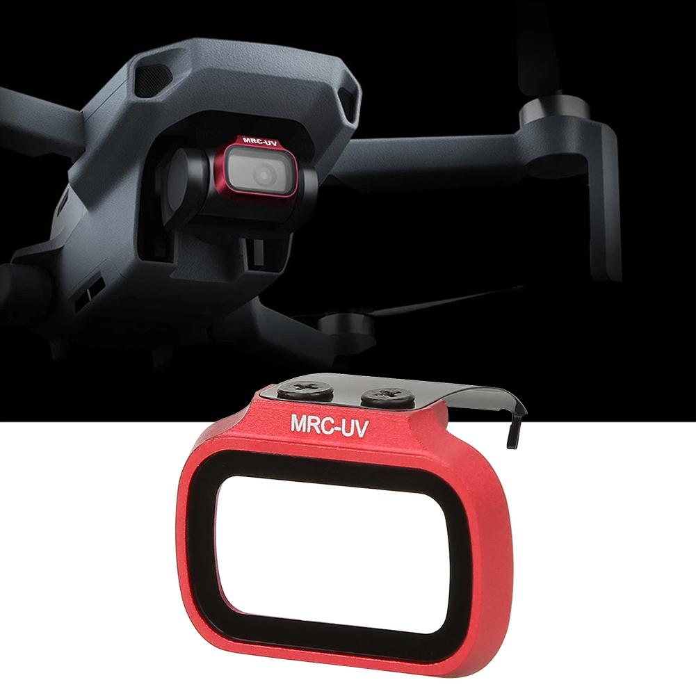Профессиональные аксессуары: фильтр для объектива УФ-камеры дрона, подходит для DJI Mavic MiniКрасный