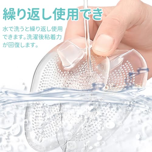 MANJIAMEI Накладки на пальцы ног, Стельки для сандалий, Набор из 3 пар, Защищают пальцы ног, Предотвращают скольжение, Амортизация, Прозрачные, Унисекс