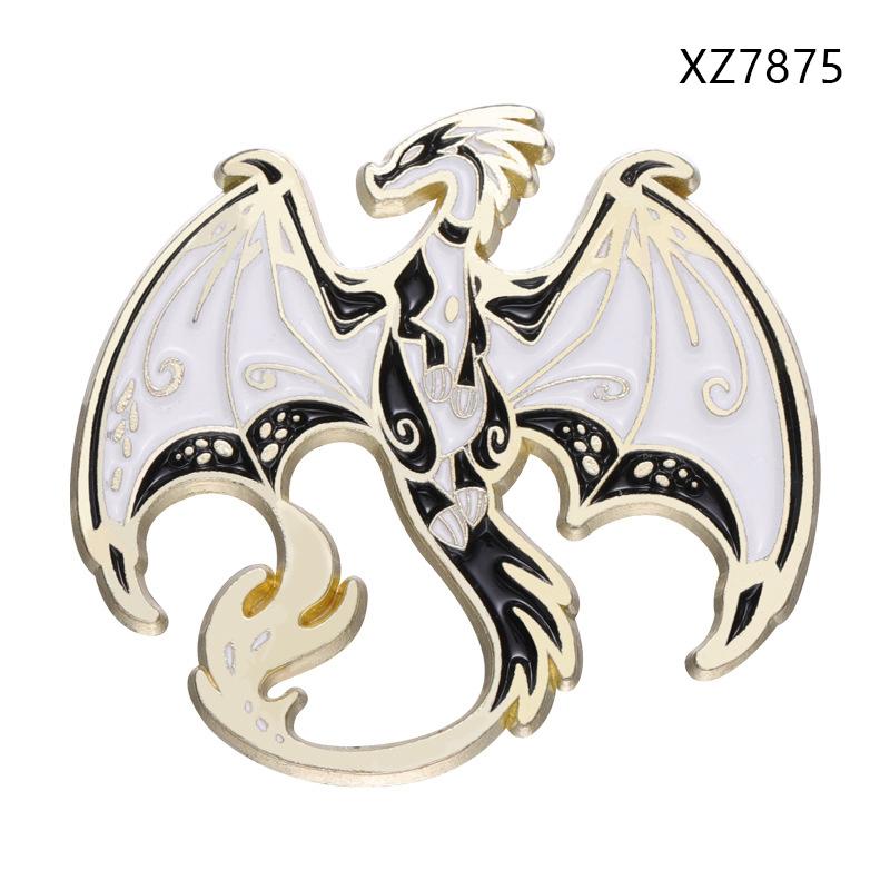 Dragon Eagle Enamel Pins Pterosauria Brooches Lapen Pin Badge Backpack Decor