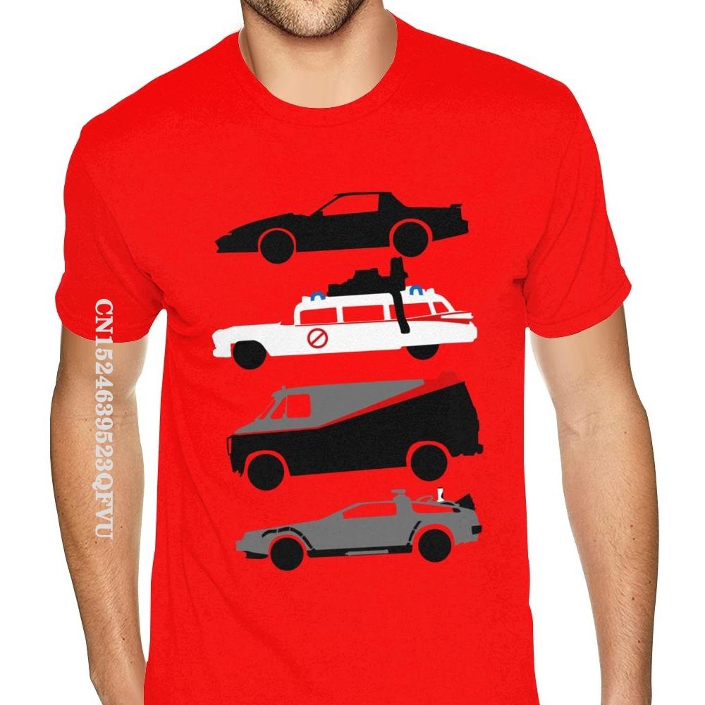 80s Car Tee Shirts Kawaii Halloween Oversized T Shirts Harajuku Boyfriend's Plus Size T-Shirts