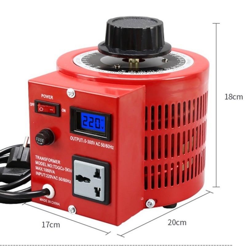 APS Single-phase Digital Display Voltage Regulator 220V Contact Type 0-300V AC Voltage Regulating Power Supply