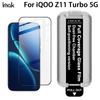 Для iQOO Z11 Turbo 5G Стекло IMAK Безпылевая Кабина Закаленное Стекло на Весь Экран Поддерживает Разблокировку по Отпечатку Пальца