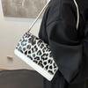 Сумка с леопардовым принтом, женская, новая, модная, через плечо, женская, Ins Niche, универсальная, на одно плечо, подмышечная сумка
