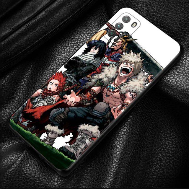 Чехол My Hero Academy для Xiaomi Poco X3 F3 Gt M3 Nfc F1 M3 M4 Pro 5g F3 Gt, чехол для Mi 11t 10t Pro 9t 11 Note 10 Lite Civi