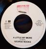 7-дюймовая пластинка GEORGE NOOKS - A Little Bit More BMSTR153 Stingray Record 2007 UK Регги, Ска и Даб Б/У