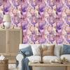 Ink wallpaper violet, purple and powder pink 50x1000