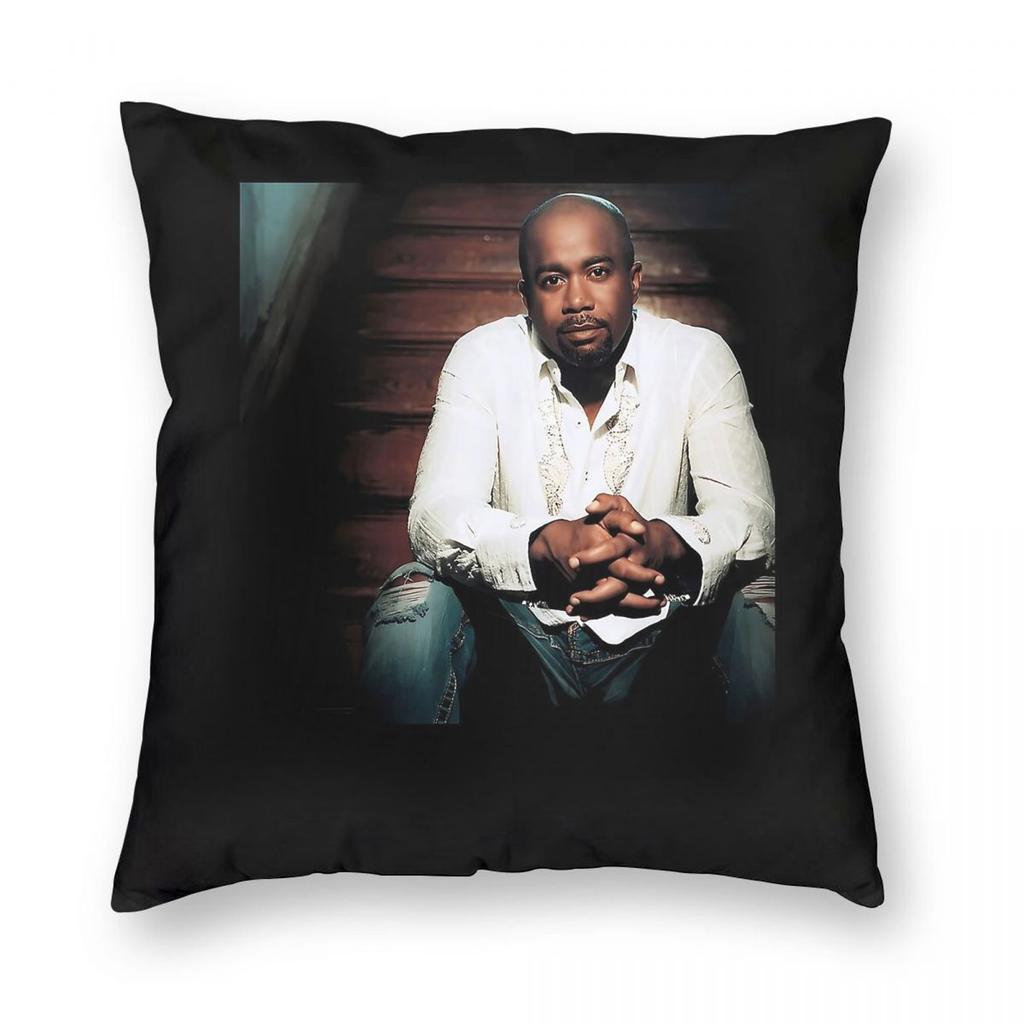 Darius Rucker Rich Tour Pillowcase Polyester Linen Velvet Pattern Zip Decor Throw Pillow Case Sofa Cushion Cover