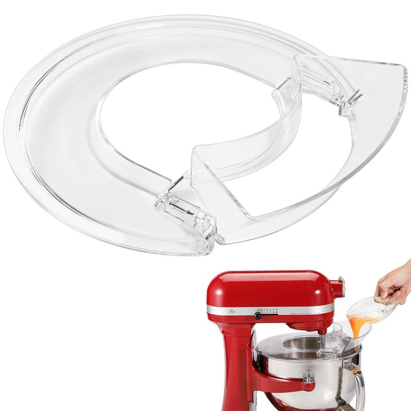 A71G-Для кухонного комбайна Kitchenaid 1,1-7 кварт с подъемом чаши-Аксессуар-Защитный козырек для выливания с защитой от брызг, съемный желоб
