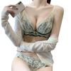 5cm Boost Cleavage Cleavage Beautiful Small Bust Innerwear Set Green Size [APIKIE] Ultra-Boosting Bra, Wireless, [Approx. & Revitalization], High-Side