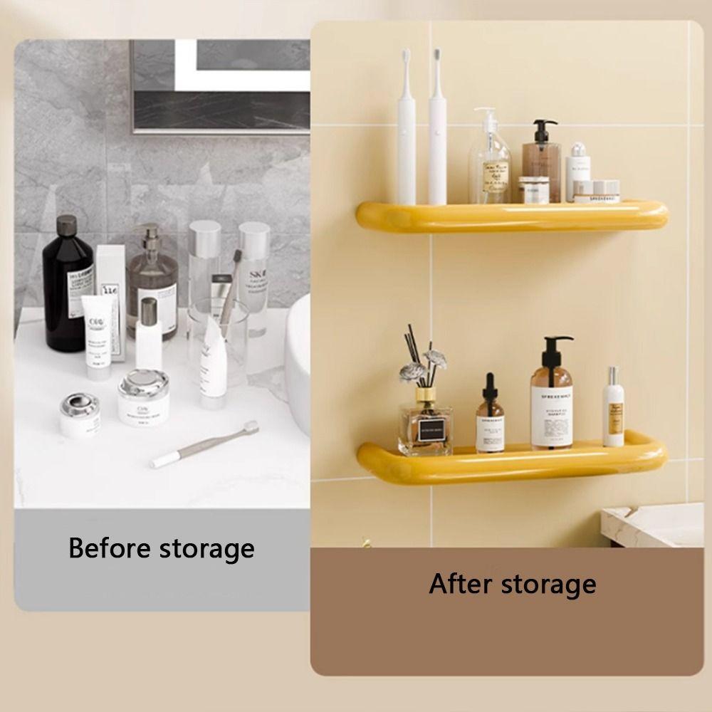 Полка для хранения туалетных принадлежностей Dopamine для ванной комнаты. Органайзер для туалетных принадлежностей. Аксессуары для ванной комнаты.