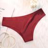 Ice Silk Seamless Mid-Waist Thong - Breathable & Comfortable Women's Panties