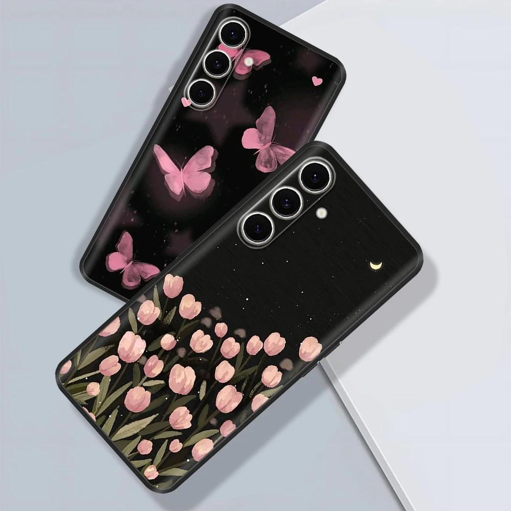 Чехол для Samsung Galaxy A14 Мультяшный Полная защита Бампер Мягкий Жидкий Силикон Задняя крышка телефона Для Samsung A14 GalaxyA14 A 14