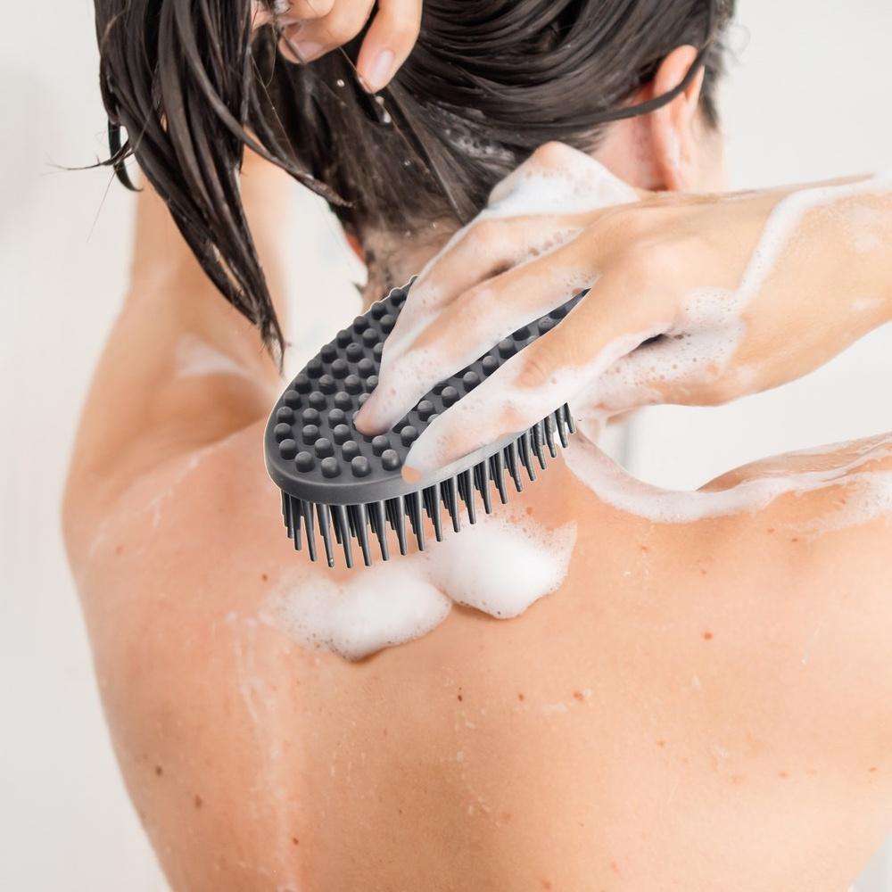 Silicone kitchen/massage brush