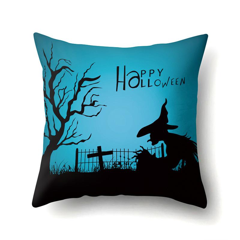 Хэллоуин Наволочка Подушка для поясницы автомобиля Тыква Чехол для диванной подушки Офис Дом Гостиная Наволочка