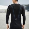 Li Ning Mesh Tight Training Fitness Wear Мужские топы Стандарт-черный AUDQ069-1
