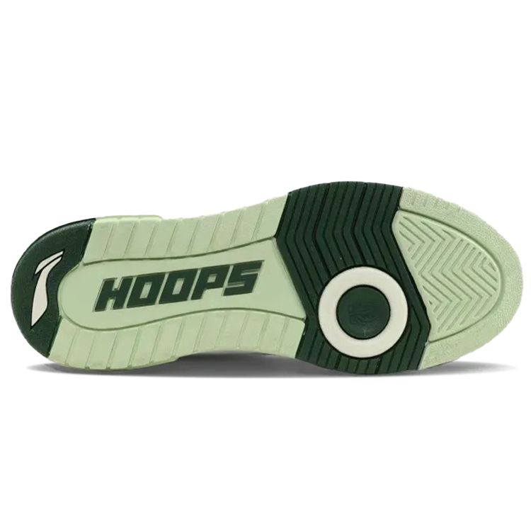 Баскетбольные кроссовки LiNing Rookie Low Top Retro, мужские кроссовки, зеленые ABCS027-11