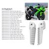 2 шт. Металлические передние подножки для мотоцикла, Replacement Foot Pedal for Ninja ZX10R Z1000 ZX636 Z1000SX GTR1400
