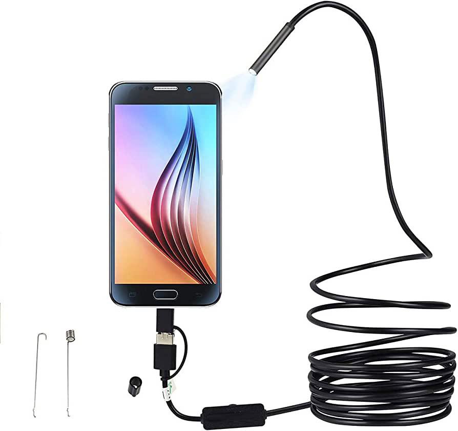 Endoscope Camera, Zamo®, For Inspection, Usb-A & Usb-C Interface, Black