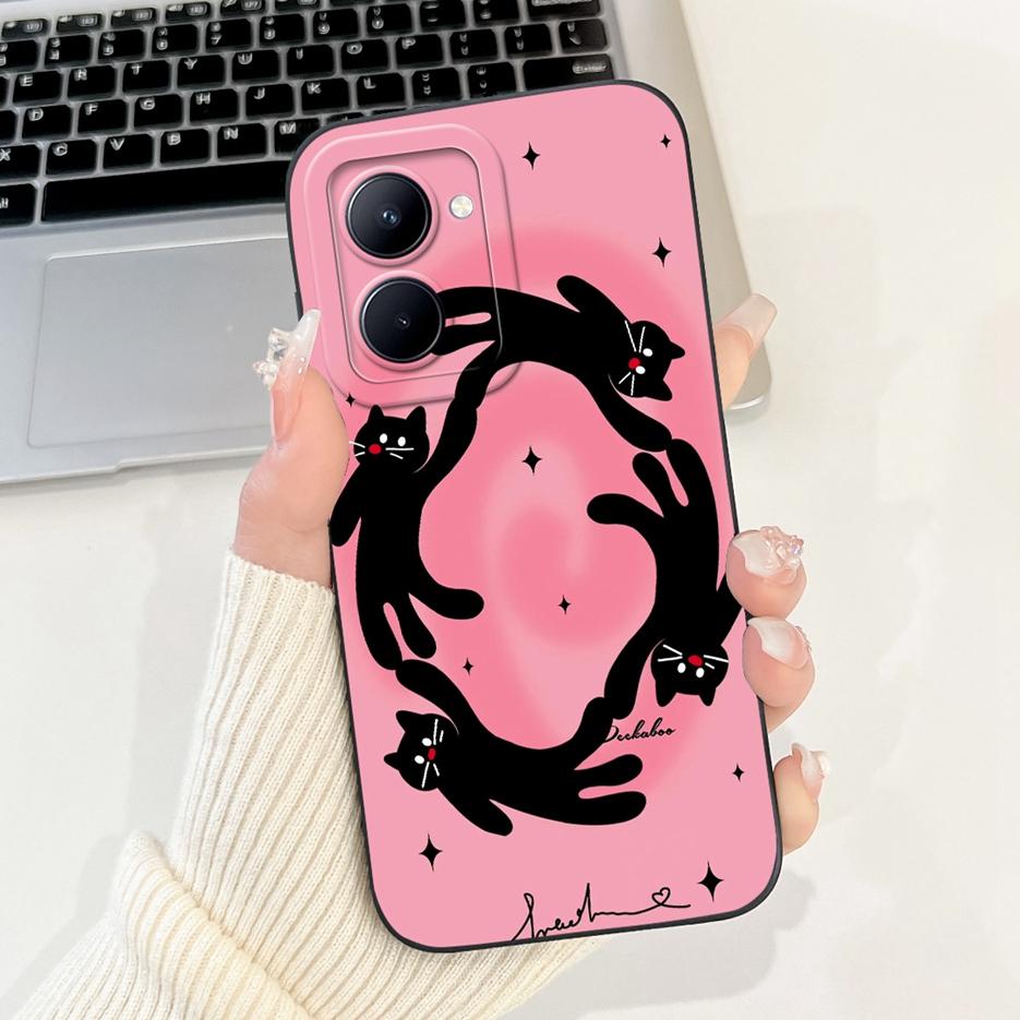 Чехол для Realme C33 RMX3624 Стильный чехол с рисунком "Конфеты" Мягкий силиконовый чехол для телефона Для Realme C33 C 33 RealmeC33 Fundas 6,5'' Capa