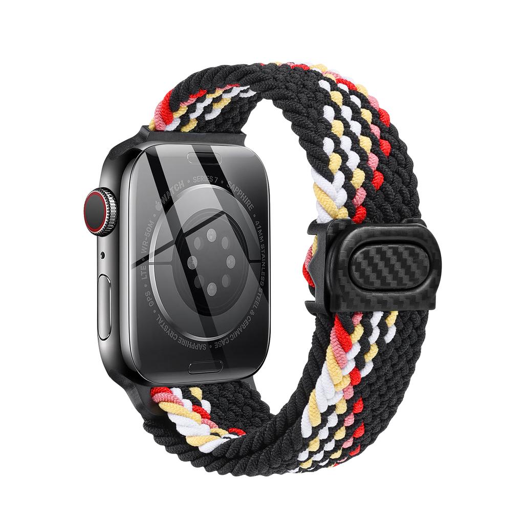 Плетеный ремешок для Apple Watch Series 10 9 8 7 6 5 4 se Ultra 2 49мм 46мм 42мм 44мм 40мм 45мм 41мм Correa Браслет Ремешки iWatch