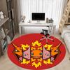 1pc Charmander Chair Carpet for Office Non-Slip, Soft & Comfortable, Carpet for Office, Gaming, Lightweight Round Floor Mat yy251021021