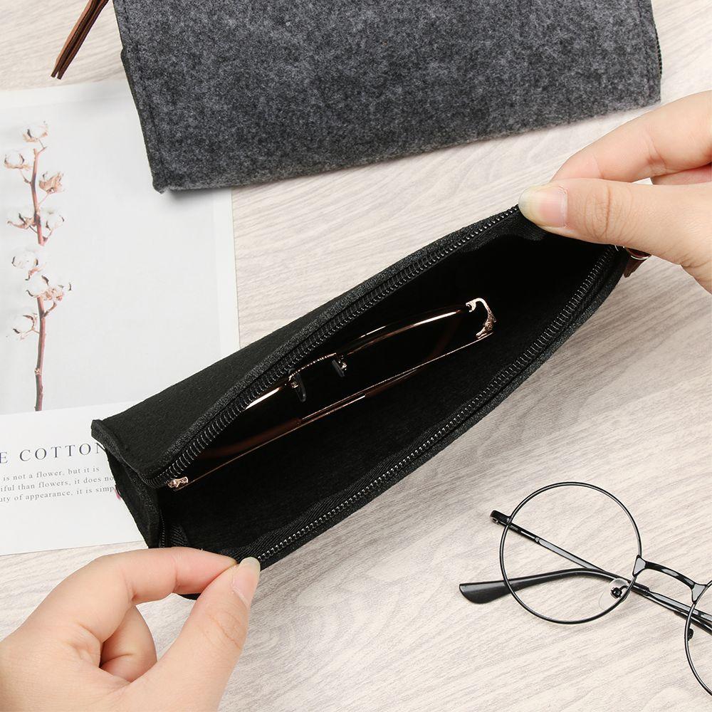 Wool Felt Cloth Soft Eyeglasses Pouch Sunglasses Case Box Glasses Case Bag Portatives Protector