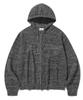 FILLUMINATE Symbol Mesh Knit Zip-Up - Black