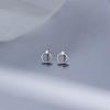 Circle Stud Earrings Women's Year Earrings Summer Niche Design Sense Light Luxury Ring Earrings