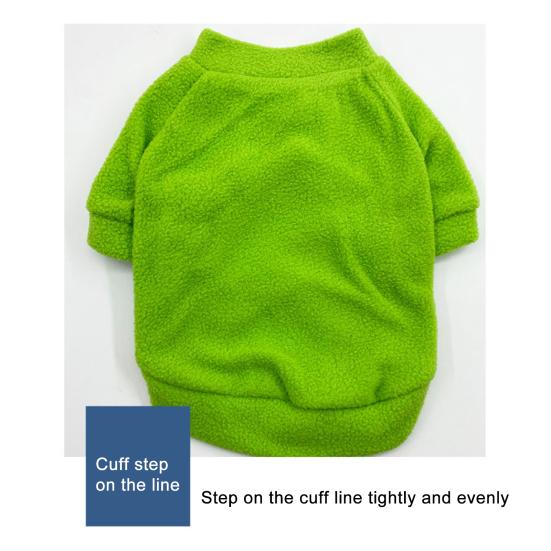 Одежда для домашних животных, супермягкий износостойкий флисовый однотонный пуловер для щенков, пуловер для домашних животных