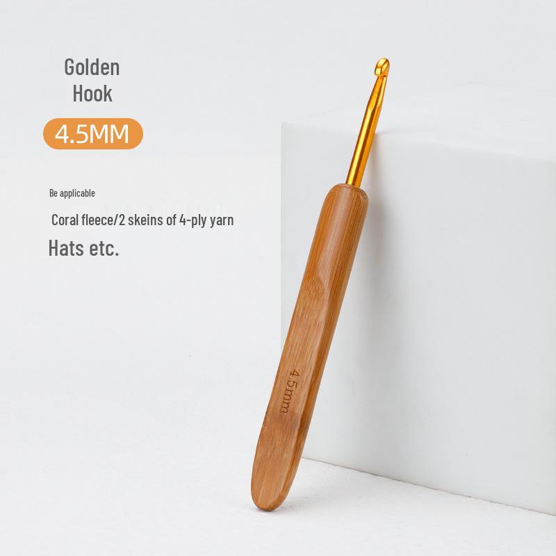 Карбонизированный бамбуковый крючок для вязания шерстяных свитеров ручной вязки и кукольных тапочек