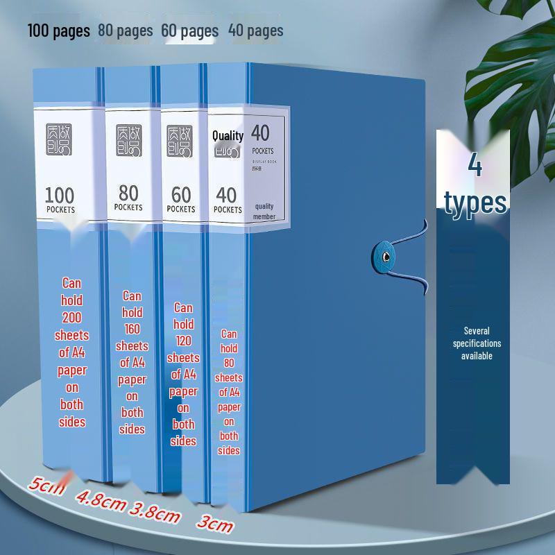 Прозрачная папка-вкладыш формата А4 для организации офисных и медицинских записей