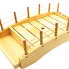 Wood Sushi Bridge Dish Food Plate Tableware Wooden Arch Platter for Restaurant