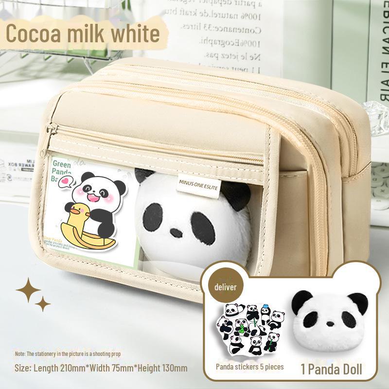 Пенал большой вместимости «Панда» 2024 года для девочек и мальчиков — подходит для учеников начальной и средней школы