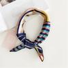 Fashion Women Printing Square Scarf Elegant Square Silk Satin Scarf Head Neck Hair Tie Band EMA