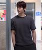 HYOJI 26 Ss Semi-Crop Waffle Ringer Short Sleeve T-Shirt (2 Colors)
