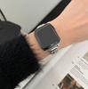 Металлический ремешок для часов Apple Watch Series 10 9 8 7 SE 6 5 4 3 2 1 42 мм 41 мм 40 мм 38 мм Браслет с цветочным декором из стразов