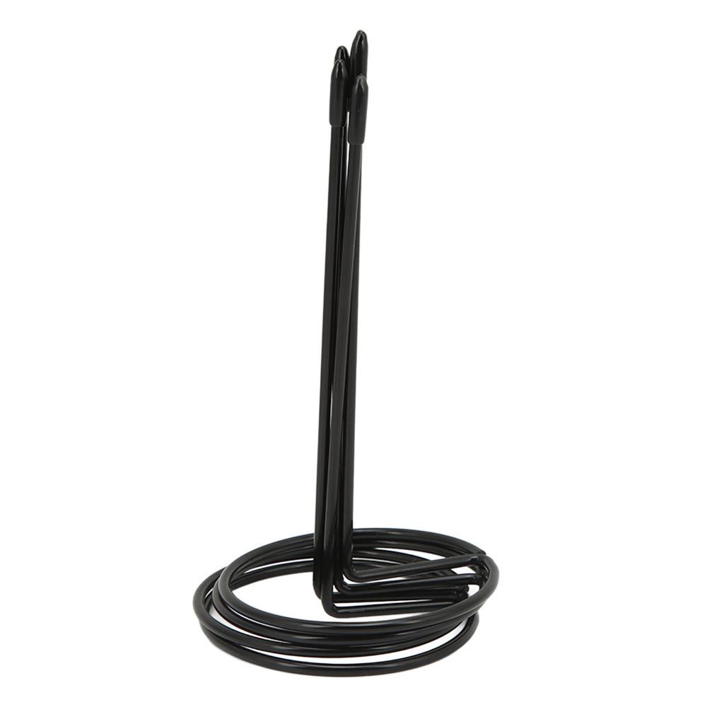 4Pcs Black Receipt Stabber Stable Ticket Holder Straight Desk Receipt Holder Receipt Storage