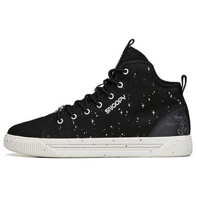 Snoopy X Trendy High-Top Skate Shoes Мужские кроссовки Черные 912138601-1