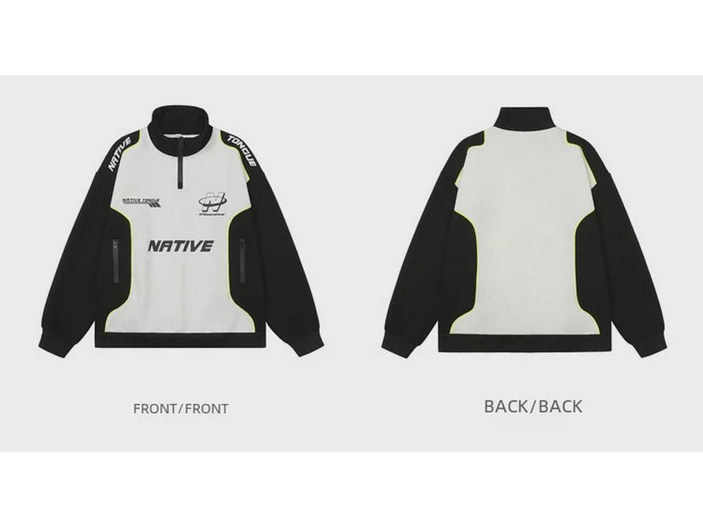 Унисекс Ретро High-Street Мотоциклетный Гоночный Свитшот – Весна/Осень Мода