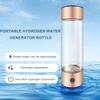 Portable Hydrogen Rich Water Cup Leak-proof Transparent Glass Water Bottle Hydrogen & Oxygen Separation Smart Water Kettle for Outdoor Travel