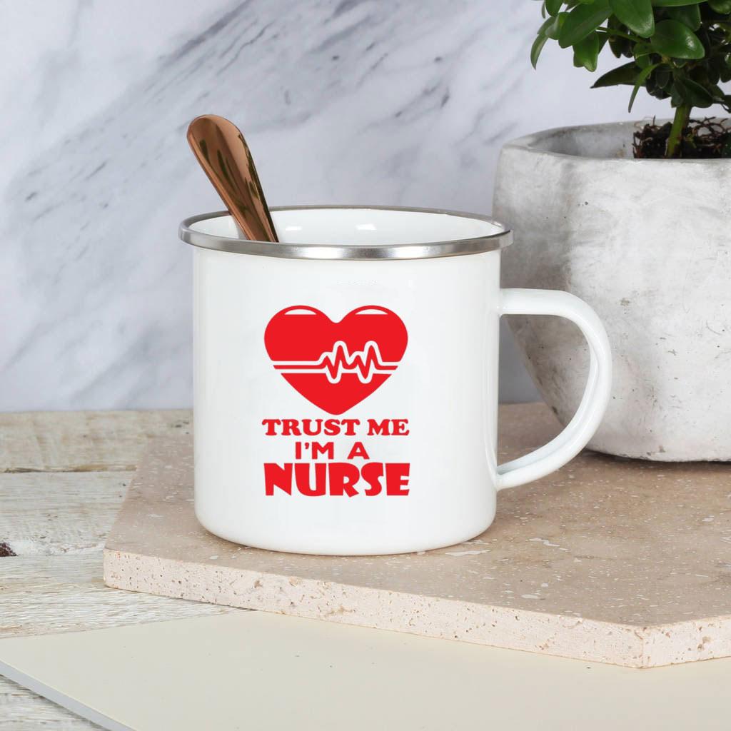 Лучшая эмалированная кружка для медсестры с надписью Handle It A Beautiful Day To Save Lives Nurse Aunt Birthday Perfect Gifts for Nursing Day